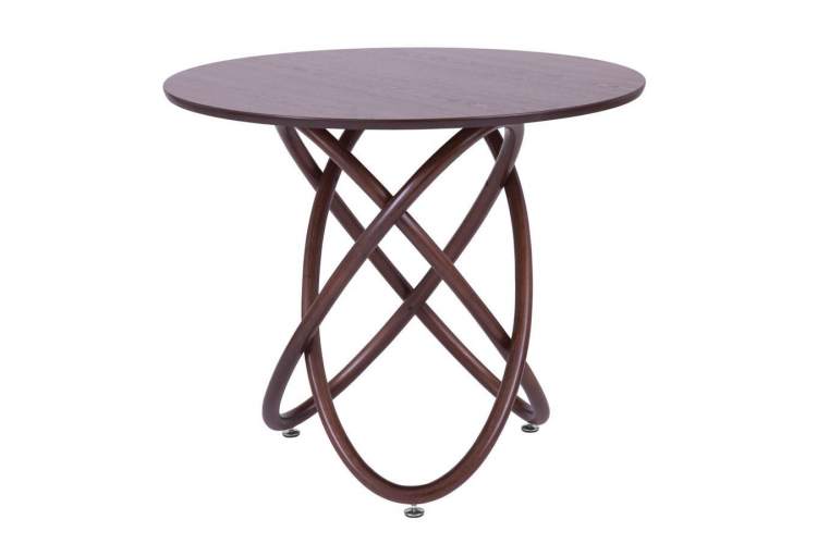 Стол не раскладной Линц 90 Red Black(Тёмный тон)