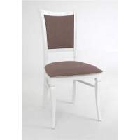 Стул  Ника  (Белый /ткань Savanna Latte)