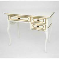 Стол 22 (Слоновая кость+золотая патина) малый Стол 22 (Слоновая кость+золотая патина) малый