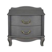 Тумбочка прикроватная  Джульетта  2 ящ. (серый ясень) Вис в гостиную
