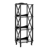 Этажерка-стеллаж  Джульетта -3 (Венге) Вис