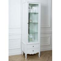 Шкаф-витрина "Версаль" (белый) в гостиную