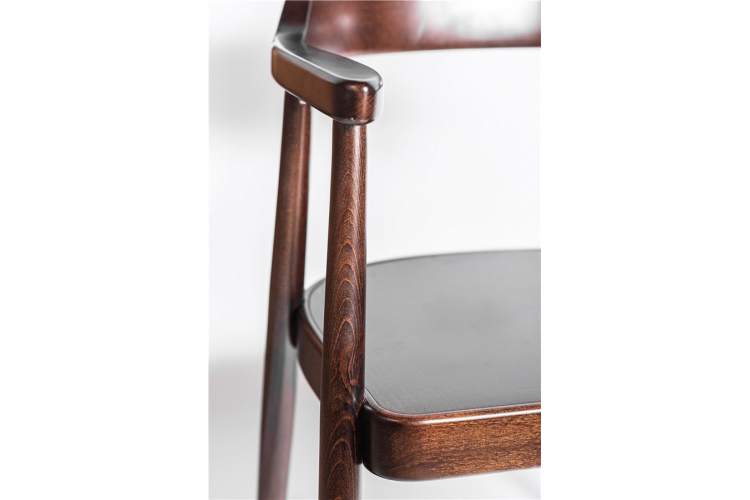 Полукресло венское Mercurius (темный орех) жесткое сиденье-3