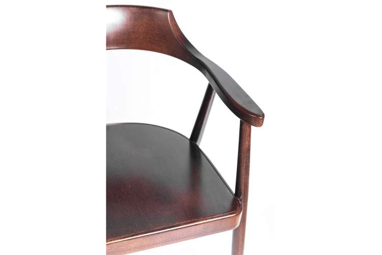 Полукресло венское Mercurius (темный орех) жесткое сиденье-4