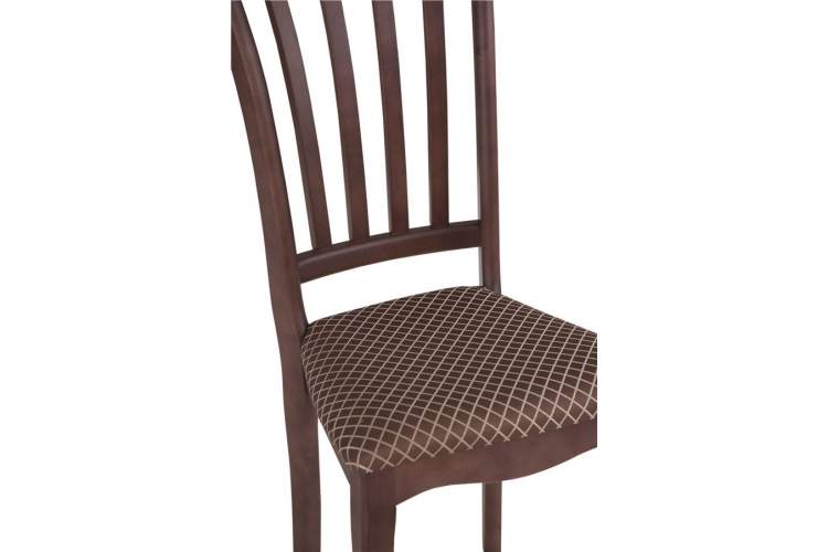 Стул Ланна С7а (тон 317 т. коричневый/ткань Вивальди ромб 05)-5