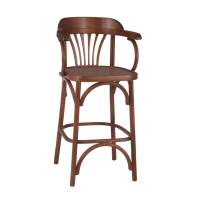 Стул барный 650 Венский твердый (средний тон)