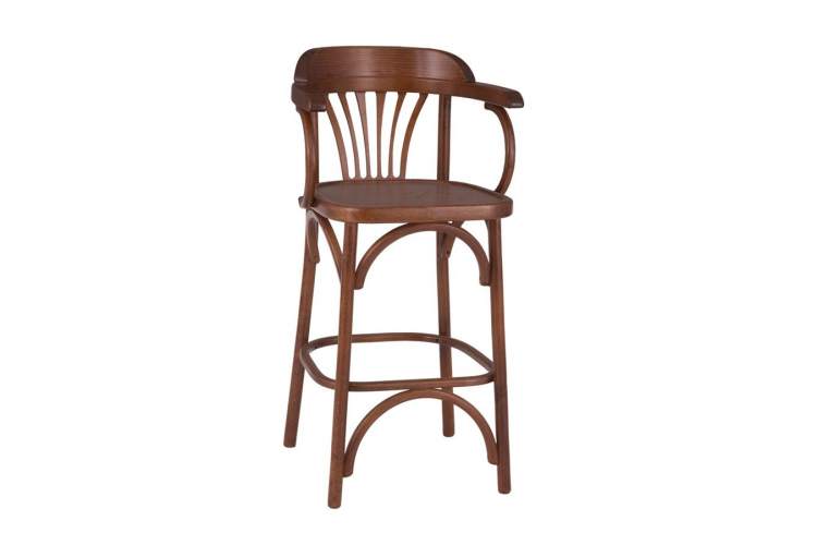 Стул барный 650 Венский твердый (средний тон)