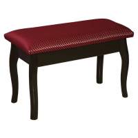 Банкетка из массива березы (Морис 06 бордо/30-3) Венге в гостиную