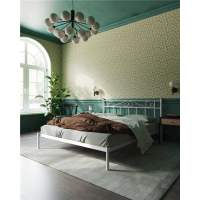 Кровать  Франческа  без изножья (120х200/ноги металл/цвет Белый) Кровать  Франческа  без изножья (120х200/ноги металл/цвет Белый)