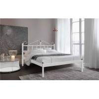 Кровать двуспальная  Розана  (180х200/металлическое основание/Белый) Кровать двуспальная  Розана  (180х200/металлическое основание/Белый)