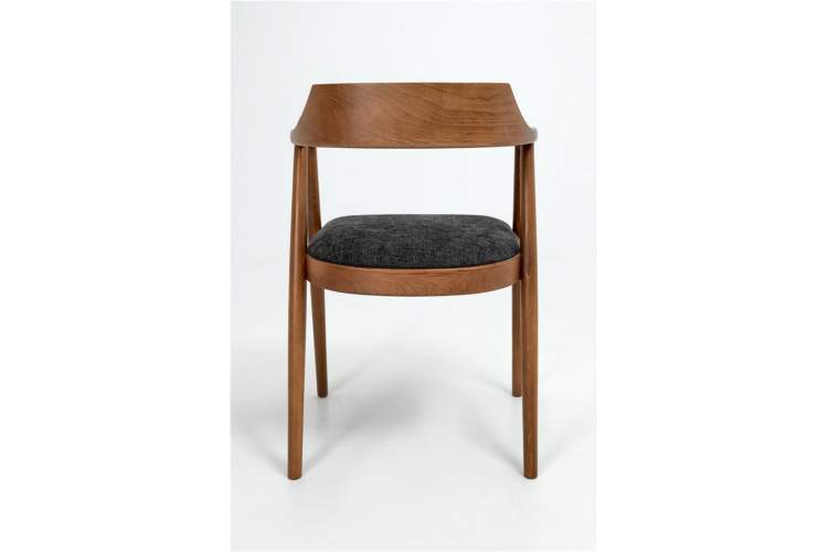 Полукресло венское Mercurius (светлый орех/ткань Графит)-3