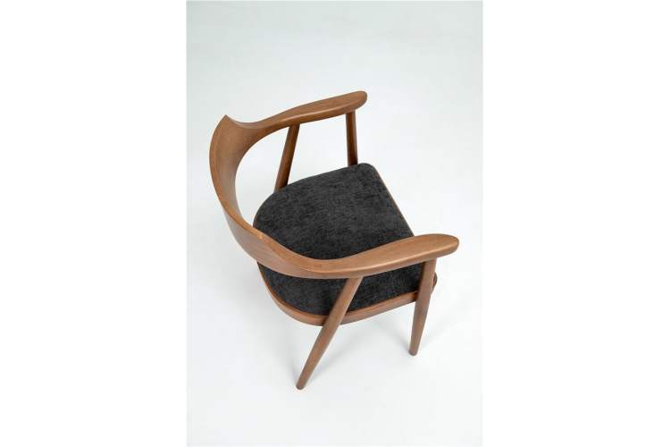 Полукресло венское Mercurius (светлый орех/ткань Графит)-4