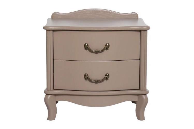 Тумбочка прикроватная "Джульетта" 2 ящ. (Мокко) Вис