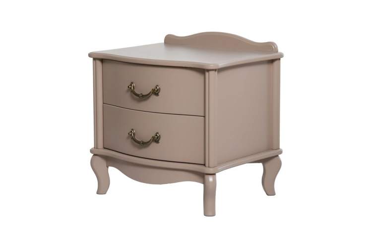 Тумбочка прикроватная "Джульетта" 2 ящ. (Мокко) Вис-3