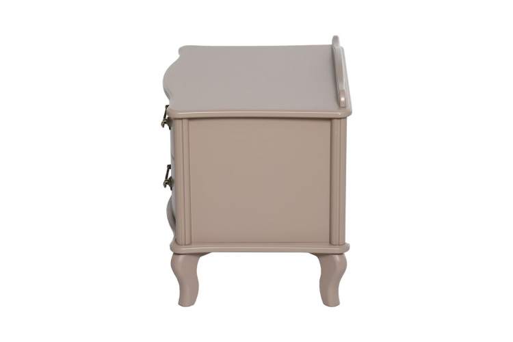 Тумбочка прикроватная "Джульетта" 2 ящ. (Мокко) Вис-4