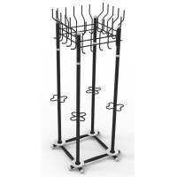 Гардикс-4 (Черный) Вешалка секционная