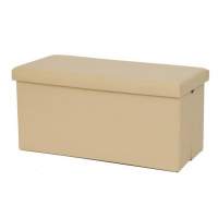 Пуф складной ПФ-10 (Бежевый) в гостиную