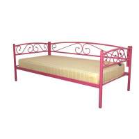 Кушетка Оптима Люкс (90х200/металлическое основание) Розовый Кушетка Оптима Люкс (90х200/металлическое основание) Розовый