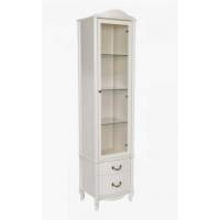 Шкаф- витрина  Джульетта  (молочный дуб) Вис
