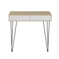 Консоль  Телфорд  (Дуб сонома/Белый)