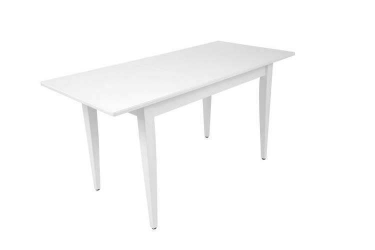 Стол Квадро (1200*700+300/цвет столешницы Белый/цвет ножек Белый)-2