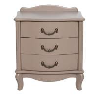 Тумбочка прикроватная "Джульетта" 3 ящ. (Мокко) Вис