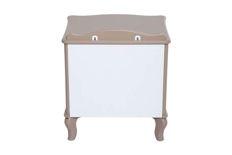 Тумбочка прикроватная "Джульетта" 3 ящ. (Мокко) Вис-4