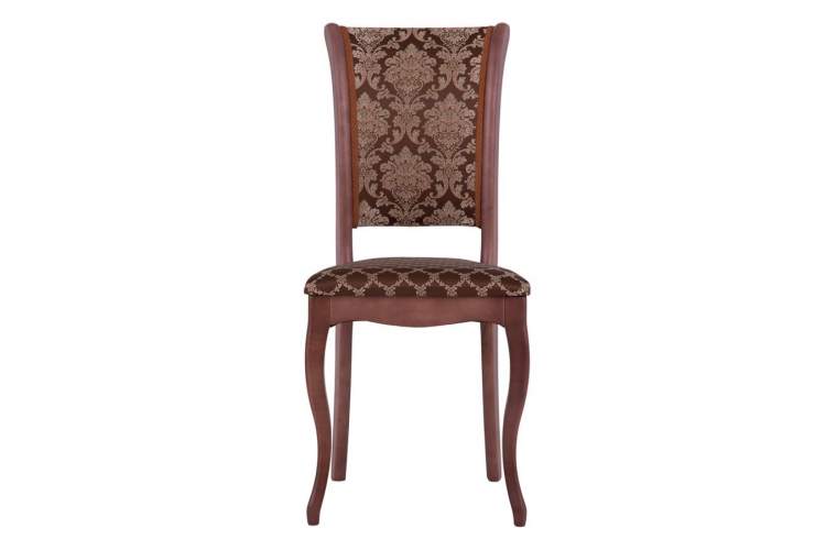 Стул С6 стул (тон 317 т. коричневый/ткань андрис шоколад комби)
