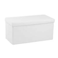 Пуф складной ПФ-10 (Белый) в гостиную