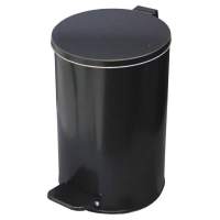 Ведро с педалью 10 литров (черный)