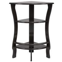 Этажерка угловая  Грейс  (венге ) Вис