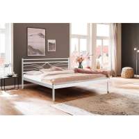 Кровать двуспальная Мираж 180х200 (металлическое основание/Белый) Кровать двуспальная Мираж 180х200 (металлическое основание/Белый)