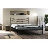 Кровать односпальная "LUNA" (120х200/металлическое основание) Черный Кровать односпальная "LUNA" (120х200/металлическое основание) Черный