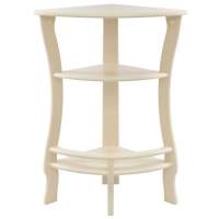 Этажерка угловая  Грейс  (дуб шампань ) Вис