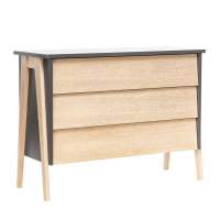 Комод  Сканди  3 ящ. (Дуб / серый ясень)