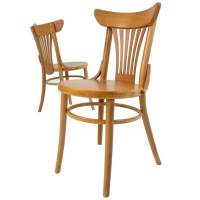 Стул венский Uranus (натуральный) жесткое сиденье