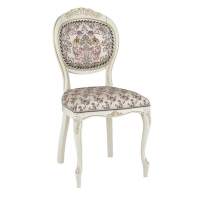Стул С-16 (тон 308 слон. кость/пат. золото /Мармарис-беж+Мармарис-компаньон-бежевый