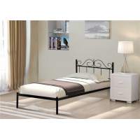 Кровать односпальная "Розана" (90х200/металлическое основание) Черный Кровать односпальная "Розана" (90х200/металлическое основание) Черный