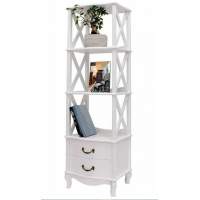 Этажерка  Джульетта -3 (молочный дуб) Вис в гостиную