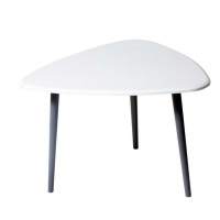 Стол журнальный  Квинс  (белый) в гостиную