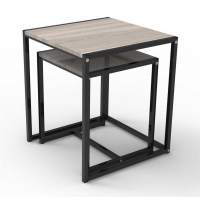 Стол журнальный  Терса  комплект (ясень шимо светлый) в гостиную