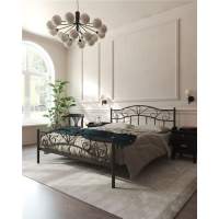 Кровать с изножьем "Глэдис" (180х200/ноги металл/цвет Коричневый бархат) Кровать с изножьем "Глэдис" (180х200/ноги металл/цвет Коричневый бархат)