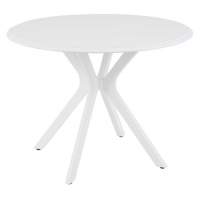 Стол Пекин не раздвижной (1000*1000/цвет столешницы Белый/цвет ножек Белый)