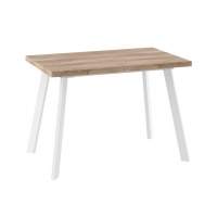 Стол раздвижной Бьерн-110 (Дуб каньон/Белый) 110(142)х70