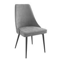 Стул LEO (b22 / GREY LUX/ЧЕРНЫЙ)