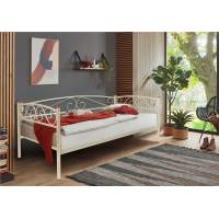 Кушетка Оптима Люкс (90х190/металлическое основание) Бежевый