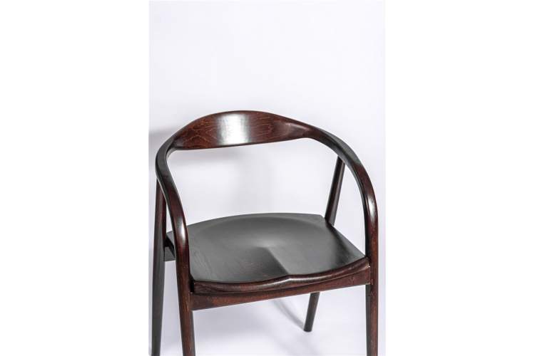 Полукресло венское Diona (темный орех) жесткое сиденье-1