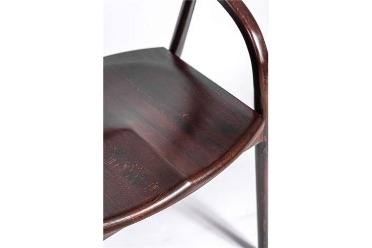 Полукресло венское Diona (темный орех) жесткое сиденье-2