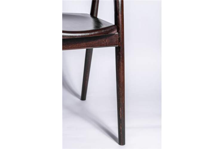 Полукресло венское Diona (темный орех) жесткое сиденье-3