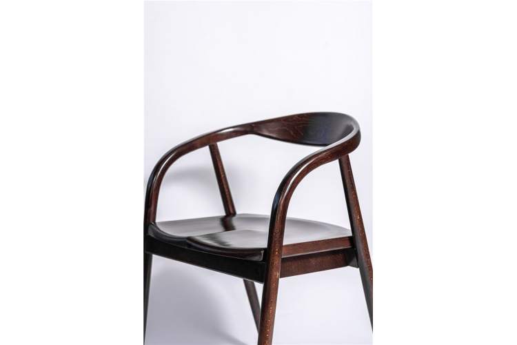 Полукресло венское Diona (темный орех) жесткое сиденье-5